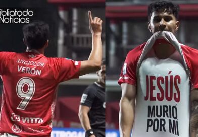 Jugador del Argentinos Juniors celebra su gol proclamando su fe en la cancha: “Jesús murió por mí”
