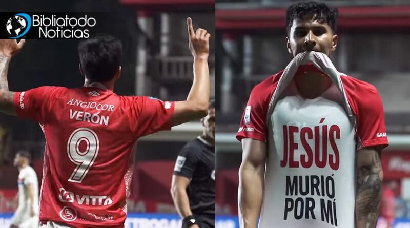 Jugador del Argentinos Juniors celebra su gol proclamando su fe en la cancha: “Jesús murió por mí”